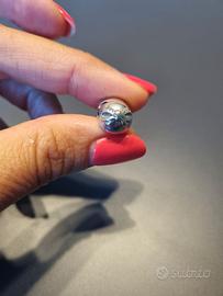 Clip Pandora fiocco in argento