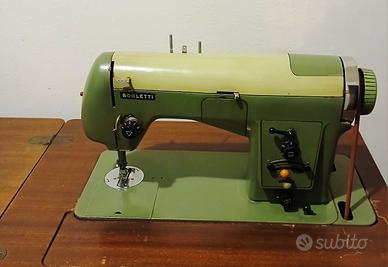 macchina cucire Borletti mobile scomparsa 1960