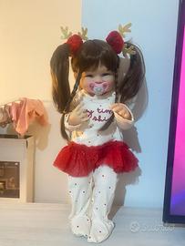 Bambola reborn 55 cm in silicone