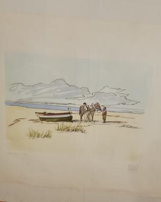 Aldo Riso - Grafica d'Arte Originale  con Certific