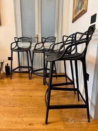 Kartell Masters Stool H65 - set da 4 sgabelli