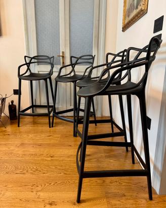 Kartell Masters Stool H65 - set da 4 sgabelli