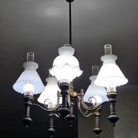 Lampadario in ottone 