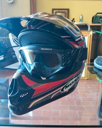 casco cross taglia XL 