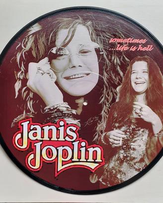 Vinile 33 giri da parete omaggio a Janis Joplin 