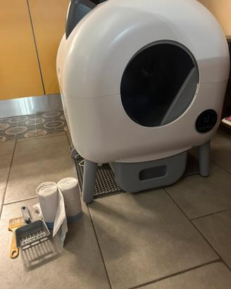 Lettiera per gatti autopulente