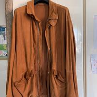 Guacca uomo 100% pelle scamosciata tg 52