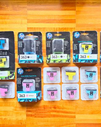 Lotto Cartucce HP  363 scadute (Nuove)
