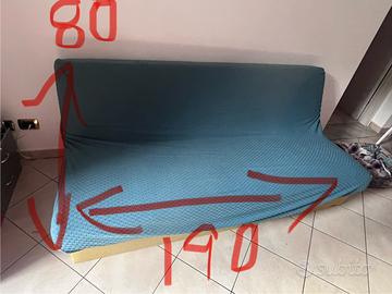 Divano letto con contenitore