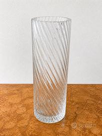 Vaso in vetro a spirale