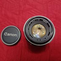 OBIETTIVO FOTOCAMERA CANON LENS FL 50mm 1.8 906022