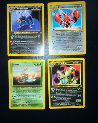 Pokemon quartetto set Neo Discovery