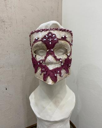 Maschera veneziana Artigianale "Frammenti di Vino"
