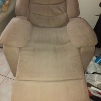 poltrona reclinabile elettrica 