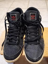 Scarpe Adidas tela Nere alte uomo 42 2/3