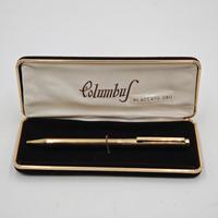 Penna a sfera Columbus Vintage Placcata oro 