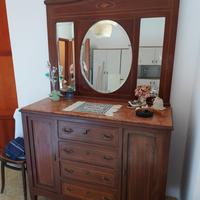Comò anni '30 con specchiera