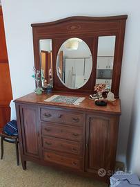 Comò anni '30 con specchiera