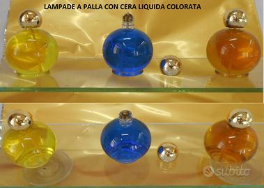 Cera Liquida Corata in Lampade o Candele