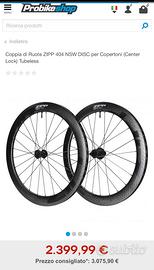 Ruote zipp 404 NSW