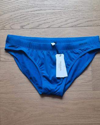Costume slip  uomo blu Calvin Klein, taglia XL