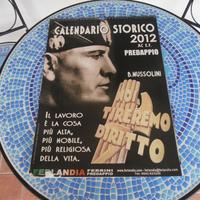 Calendario storico benito mussolini 2012