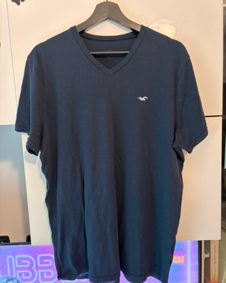 T-Shirt Hollister blu