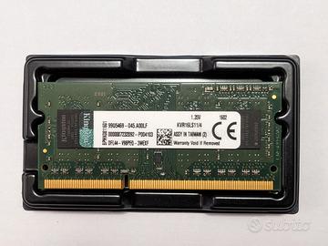Kingston DDR3 4 GB 1600 MHz PC3L 12800S RAM Laptop
