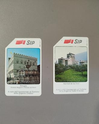Scheda telefoniche SIP - anni 90 - serie turistica