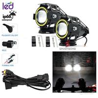 2 Fari supplementari moto U7 LED universale moto