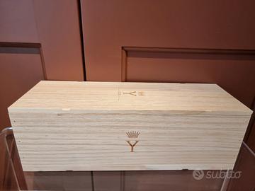 Cassetta in legno per vino – Vuota, annata Y 2021