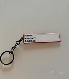 Targhetta portachiavi