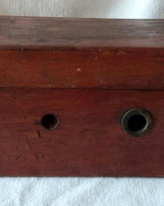 Scatola in Legno del 1862 per Magnetoterapia