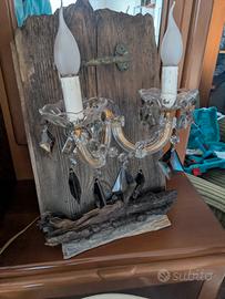 Lampada applique artigianale 