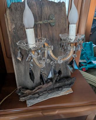 Lampada applique artigianale 