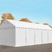 Gazebo 10x4 m in PVC Bianco – Altezza 2,6 m