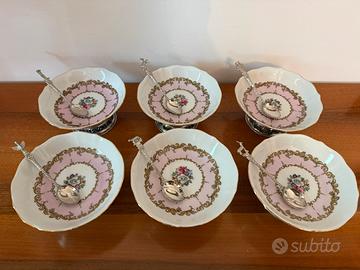 Servizio 6 coppette gelato/dessert