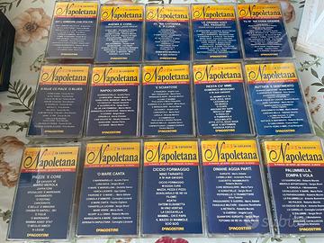 Collezione di cassette di canzone Napoletane