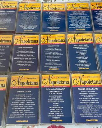 Collezione di cassette di canzone Napoletane