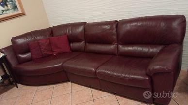 Diavno in PELLE bordeux