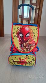 Zaino scuola spiderman vongole carrello