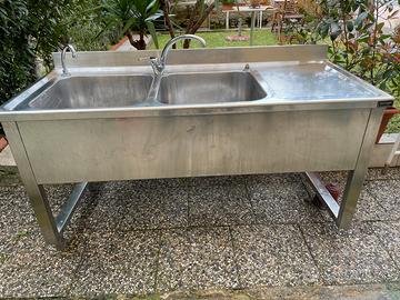 Lavadino acciaio inox industriale