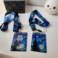 2 Laccetti porta badge Van Gogh Starry Night