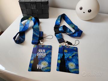 2 Laccetti porta badge Van Gogh Starry Night