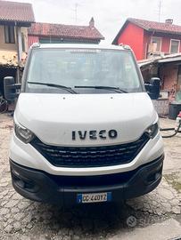 Iveco daily 35/160 con Gru e Ribaltabile