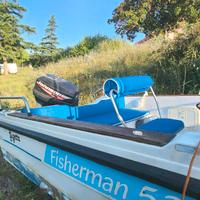 Barca Fisherman 530 con motore