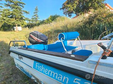 Barca Fisherman 530 con motore
