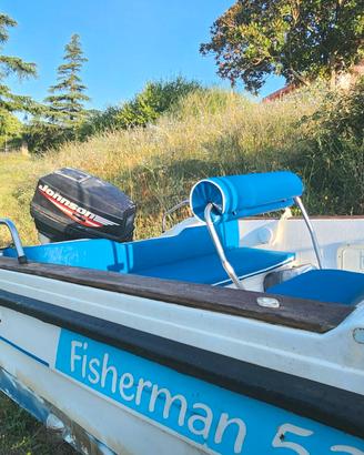 Barca Fisherman 530 con motore