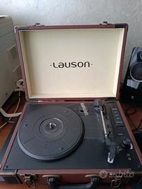 giradischi portatile amplificato mai usato