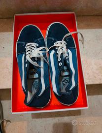 Vans Sneakers Basse Blu Navy e Bianco Unisex 44